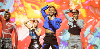 The Netherlands – a complete performance. Jeangu Macrooy, The Netherlands, Second Rehearsal, Rotterdam Ahoy, 15 May 2021 — EBU / Thomas Hanses