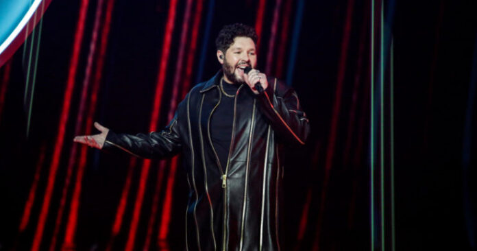 jn1 James Newman, United Kingdom, Second Rehearsal, Rotterdam Ahoy, 15 May 2021 — EBU / Thomas Hanses