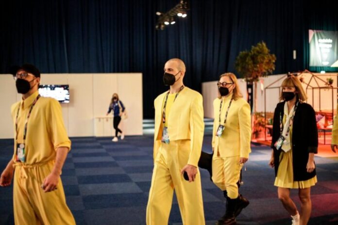 lithuania-backstage The Roop backstage at Eurovision 2021
