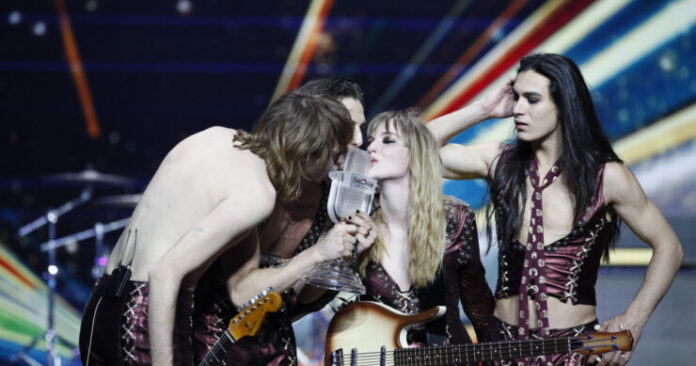 man Måneskin won the Eurovision Song Contest 2021