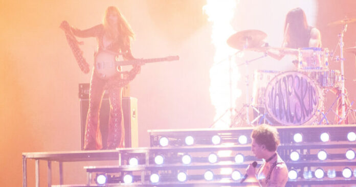 man2 Måneskin, Italy, Second Rehearsal, Rotterdam Ahoy, 15 May 2021 — EBU / Andres Putting