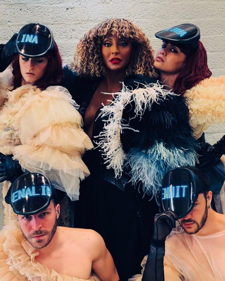 Senhit and dancers getting ready for tonight at Eurovision 2021