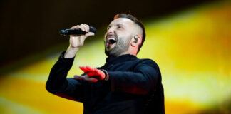 North Macedonia – Are those hills still alive? Vasil, North Macedonia, Second Rehearsal, Rotterdam Ahoy, 12 May 2021 — EBU / Thomas Hanses