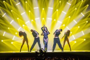 Chanel from Spain gets her first go at the Eurovision stage