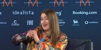 And finally… Armenia (said no one ever) … time to snap Rosa Linn from Armenia at her Eurovision meet and greet today in Turin