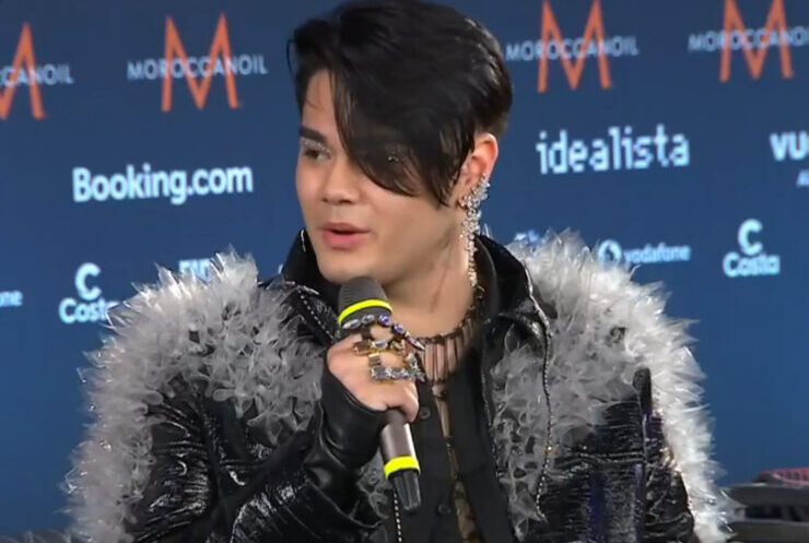 Sheldon Riley from Australia at his press conference