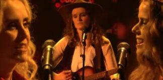 Iceland – knock on wood? Systur at their second Eurovision rehearsal today in Turin