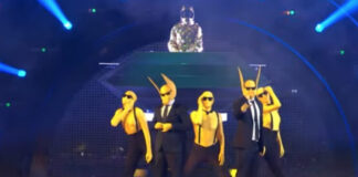 Norway – this is entertainment! Subwoolfer at their second Eurovision rehearsal today in Turin