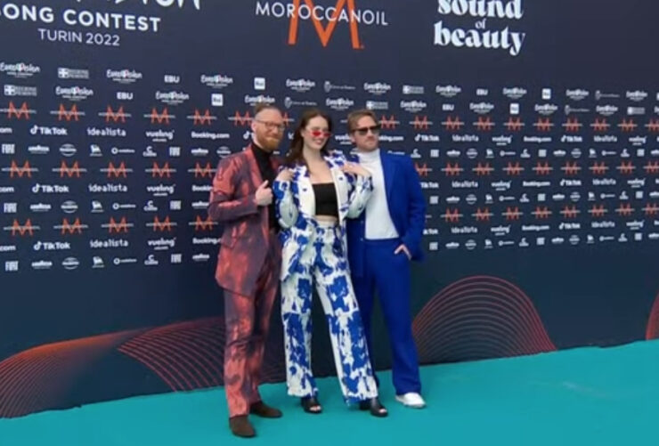 Eurovision Turquoise Carpet in Turin