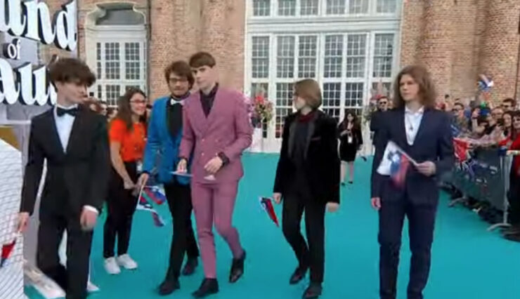 LPS at the Eurovision Turquoise Carpet in Turin