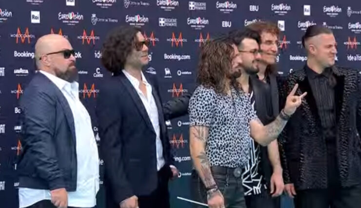 IMP at the Eurovision Turquoise Carpet in Turin