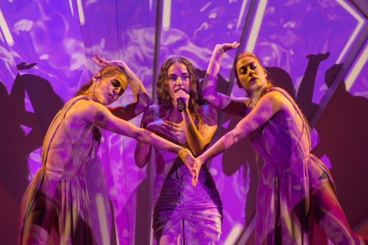 Andromache from Cyprus performed Ela in second rehearsal