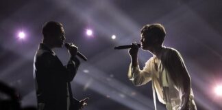 Italy: Someone needs shut-eye Mahmood and BLANCO during Eurovision rehearsals today