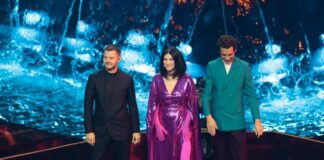 Ten countries make 2022 Eurovision final The three hosts at the first dress rehearsal of Eurovision 2022