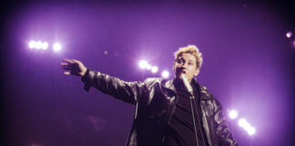 Switzerland – He’s on the road… the road to Hull?! Marius Bear from Switzerland rehearsed his song Boys Don't Cry for the second rehearsal