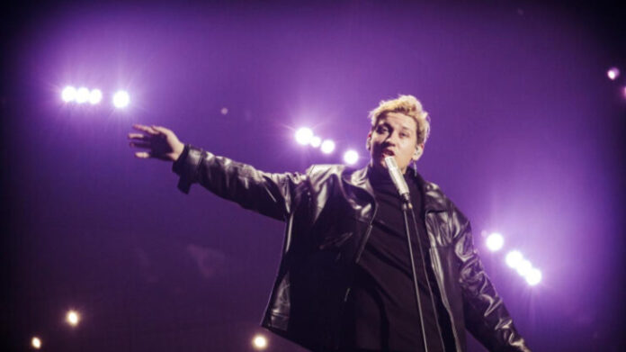 marius Marius Bear from Switzerland rehearsed his song Boys Don't Cry for the second rehearsal