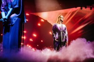 MARO from Portugal rehearsed her song Saudade Saudade for the first time at the PalaOlimpico in Turin