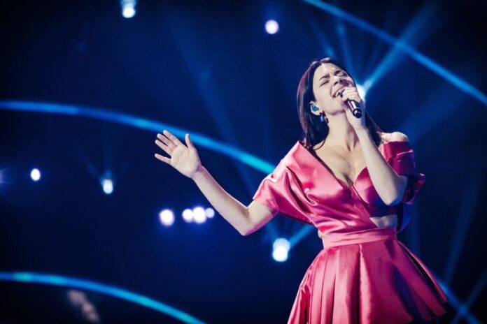 mia1 Croatia’s Mia Dimšić has had her first rehearsal in Turin