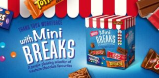 In the style of Spitting Image