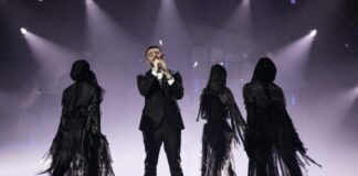 Poland – The man from the Pru? Ochman performing River, representing Poland, Second rehearsal