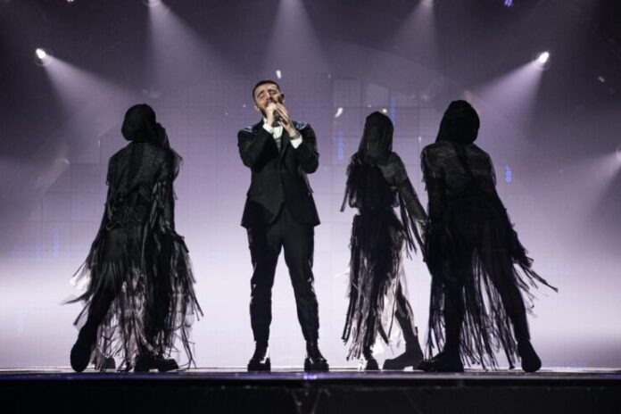 poland Ochman performing River, representing Poland, Second rehearsal
