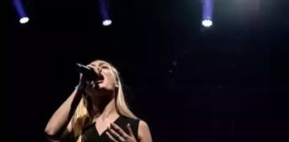 Netherlands: Deep in the darkness S10 in Turin today at Eurovision rehearsals