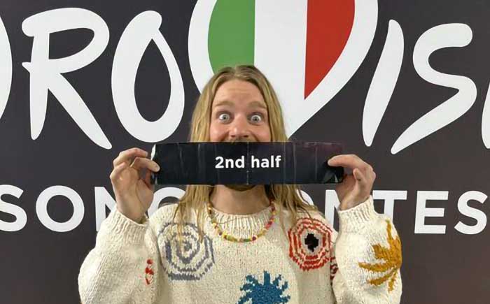 Sam Ryder picks his place in the Running order for Eurovision 2022