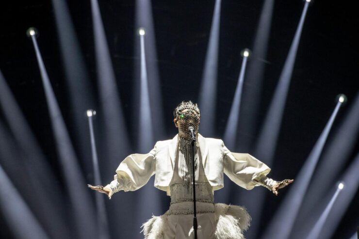 Sheldon Riley performed Not The Same during his second rehearsal