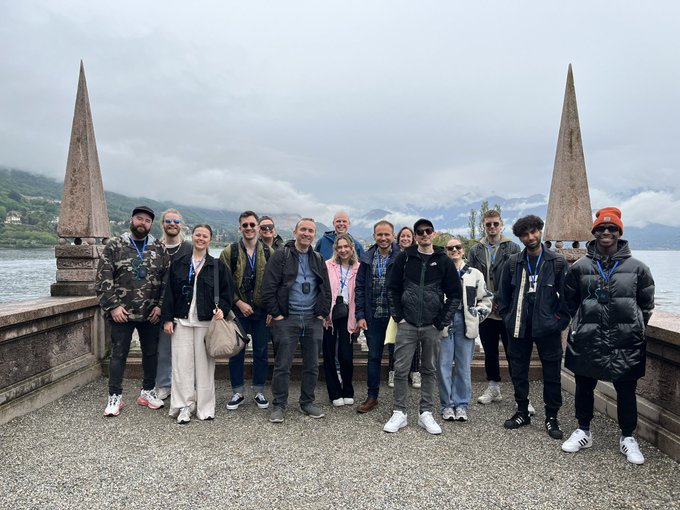 UK delegation enjoying a day off