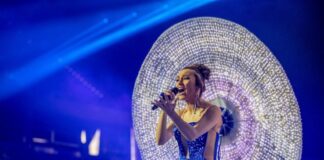 Vladana. Proud as a peahen? Vladana performed Breathe, representing Montenegro, Second rehearsal