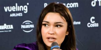 Montenegro – From Karaoke to Karaoke? Vladana from Montenegro at her first Eurovision 2022 press conference in Turin