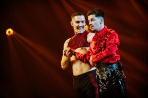 WRS from Romania rehearsed his song Llámame for the first time at the PalaOlimpico in Turín