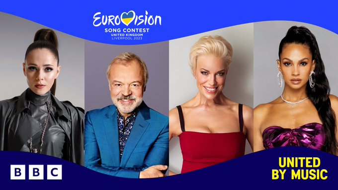 BBC Eurovision hosts 2023 BBC Eurovision hosts 2023