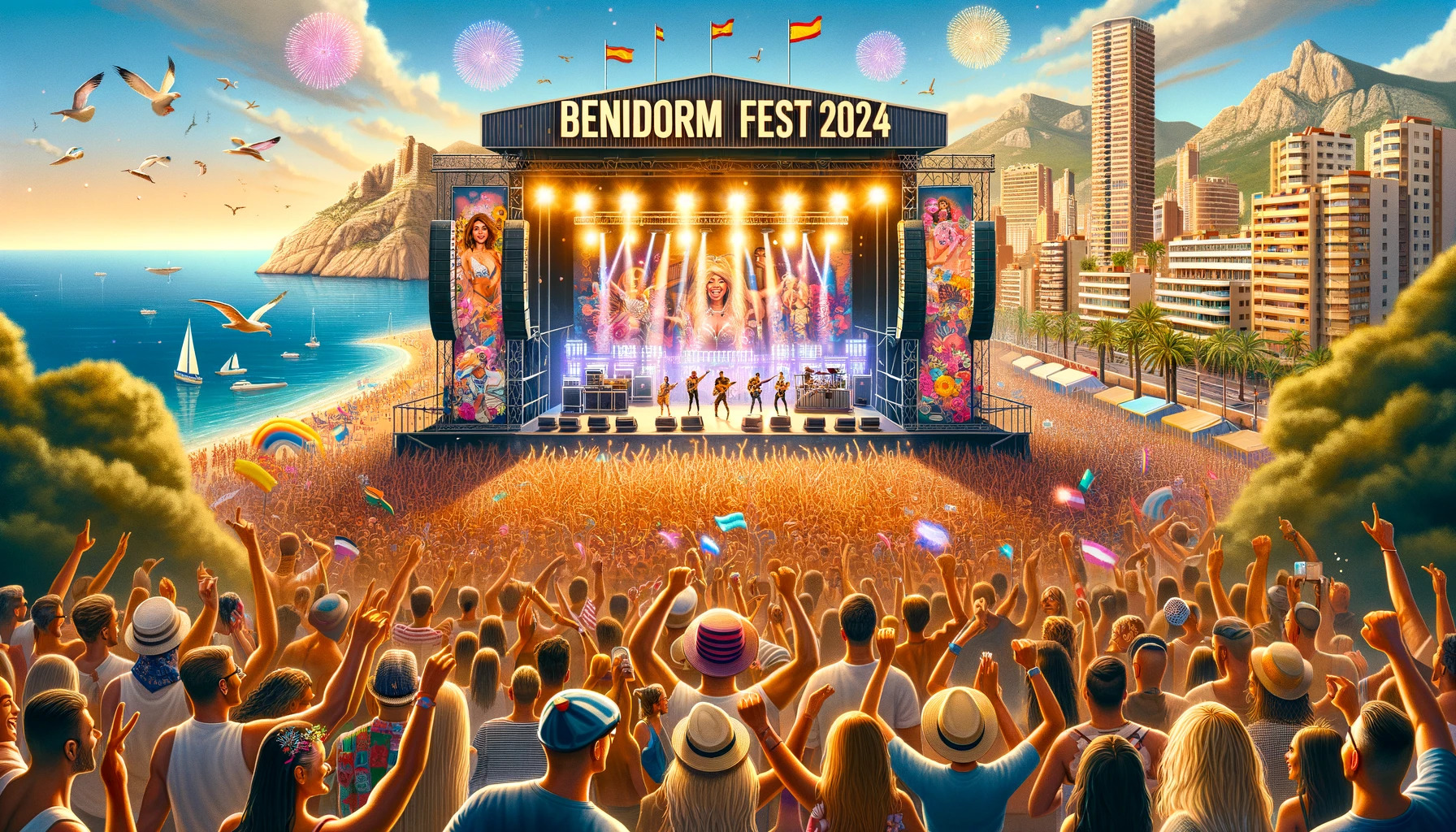 Third Benidorm Fest picks Spanish Eurovision song on 3 February Mock up of the stage