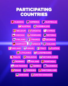 Eurovision 2024 participating nations