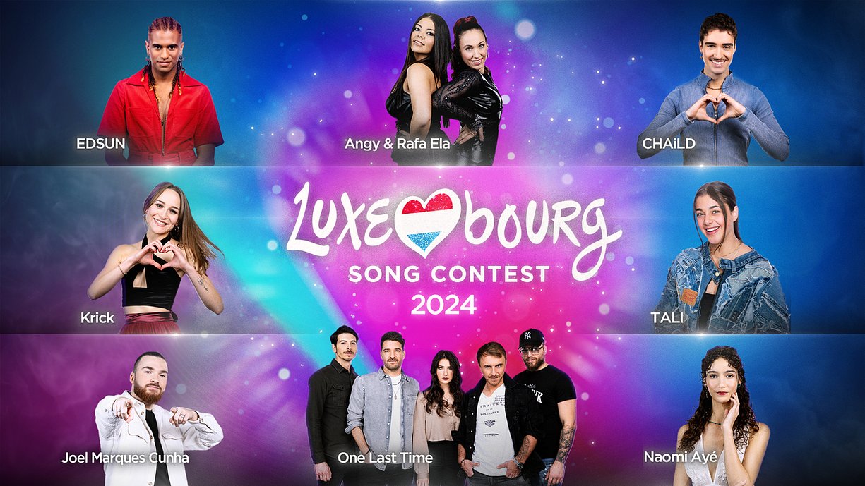 Luxembourg releases its 8 hopefuls into the wild