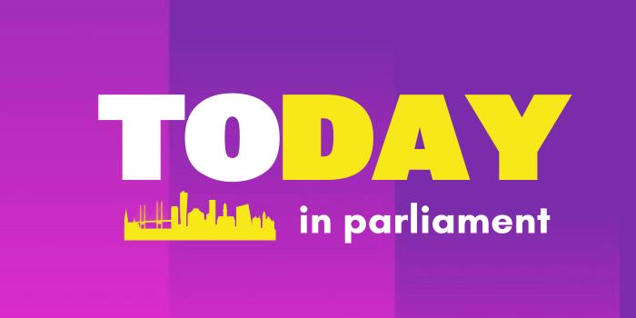 Today in Parliament Day Eight – The line is in sight.