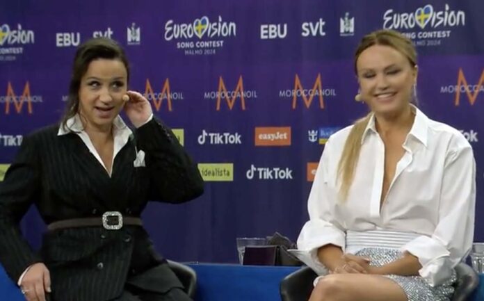 Screenshot Petra Mede and Malin Åkerman