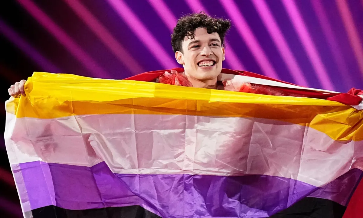 Flag backlash adds to Eurovision organiser woes Nemo at Eurovision 2024
