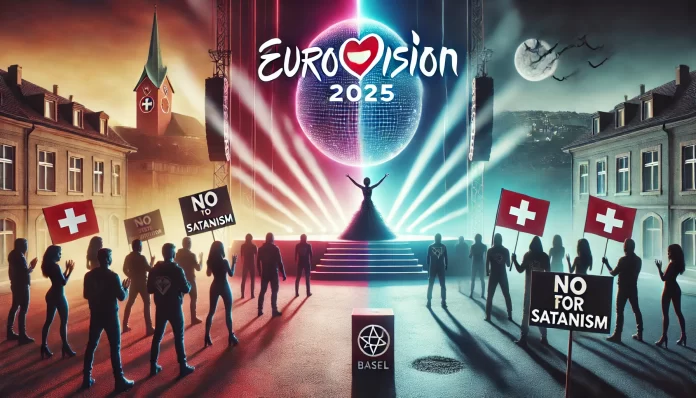 Swiss Protests for Eurovision Protests against satanism in Swiss Eurovision city