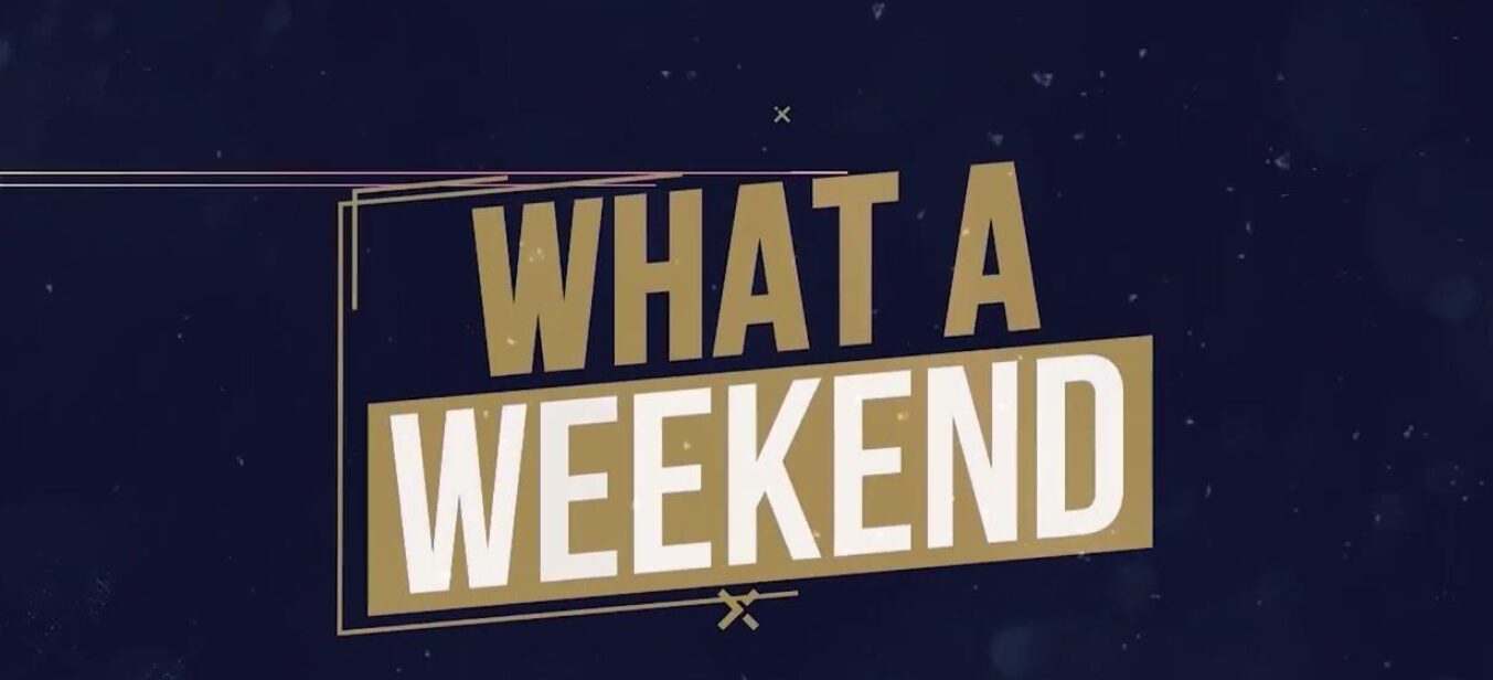 What a weekend of songs! – Here they are….