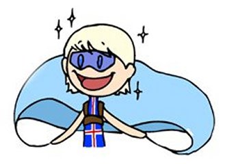 Iceland2 The personification of Iceland from Scandinavia and the World.