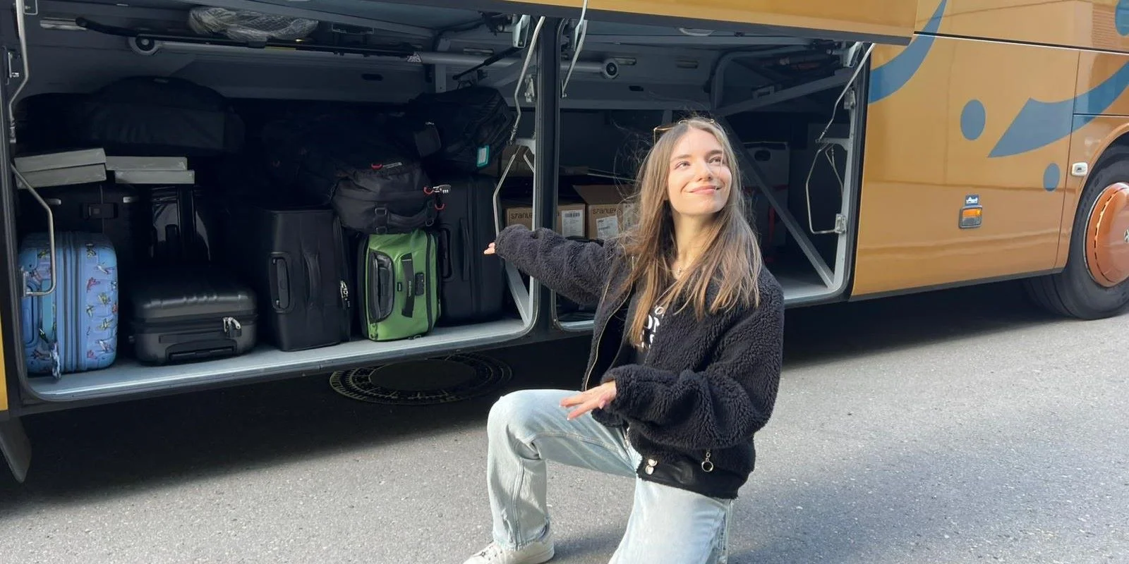 No strings attached: Laura Thorn gets ready for Eurovision Laura Thorn departs for Basel