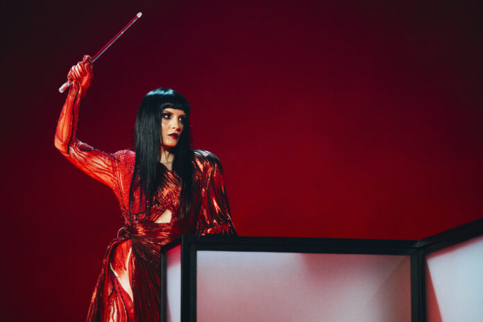 Shkodra Elektronike rehearsing Zjerm for Albania at St. Jakobshalle - Sarah Louise Bennett [EBU]