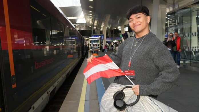 abfahrt JJ is off to Nasel for Eurovision