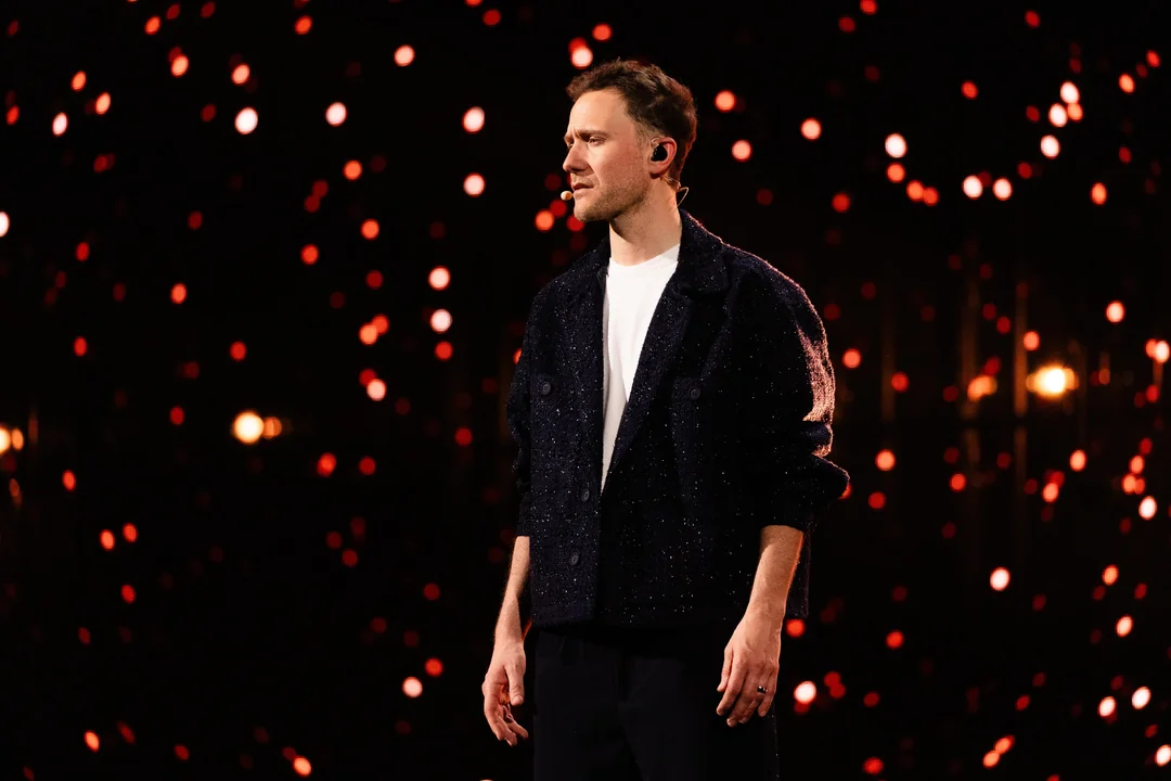Klemen at his first rehearsal in Basel