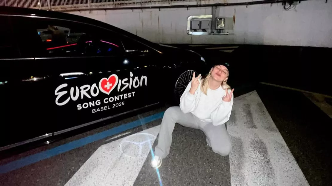 Louane’s haunting ‘Maman’ stirs Eurovision buzz Louane in Basel for Eurovision 2025