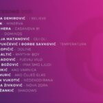 Montesong 2025 participants for Eurovision national final